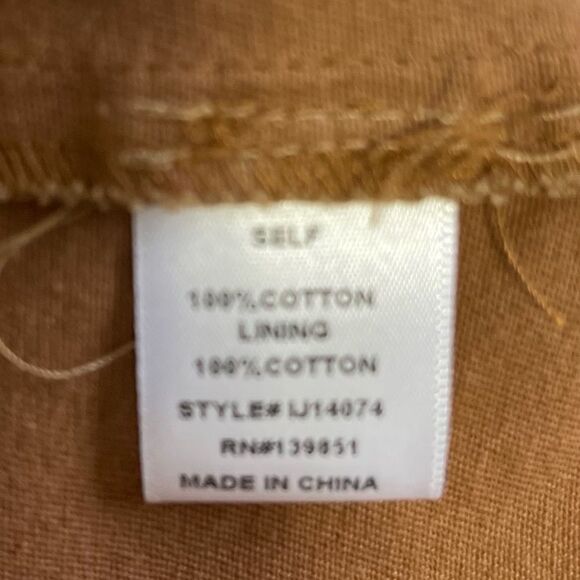 Women’s ODDY Tan Star Hooded Jacket. - Picture 8 of 8